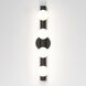 Cabaret 4 Light 21.65 inch Matte Black Bathroom Wall Light
