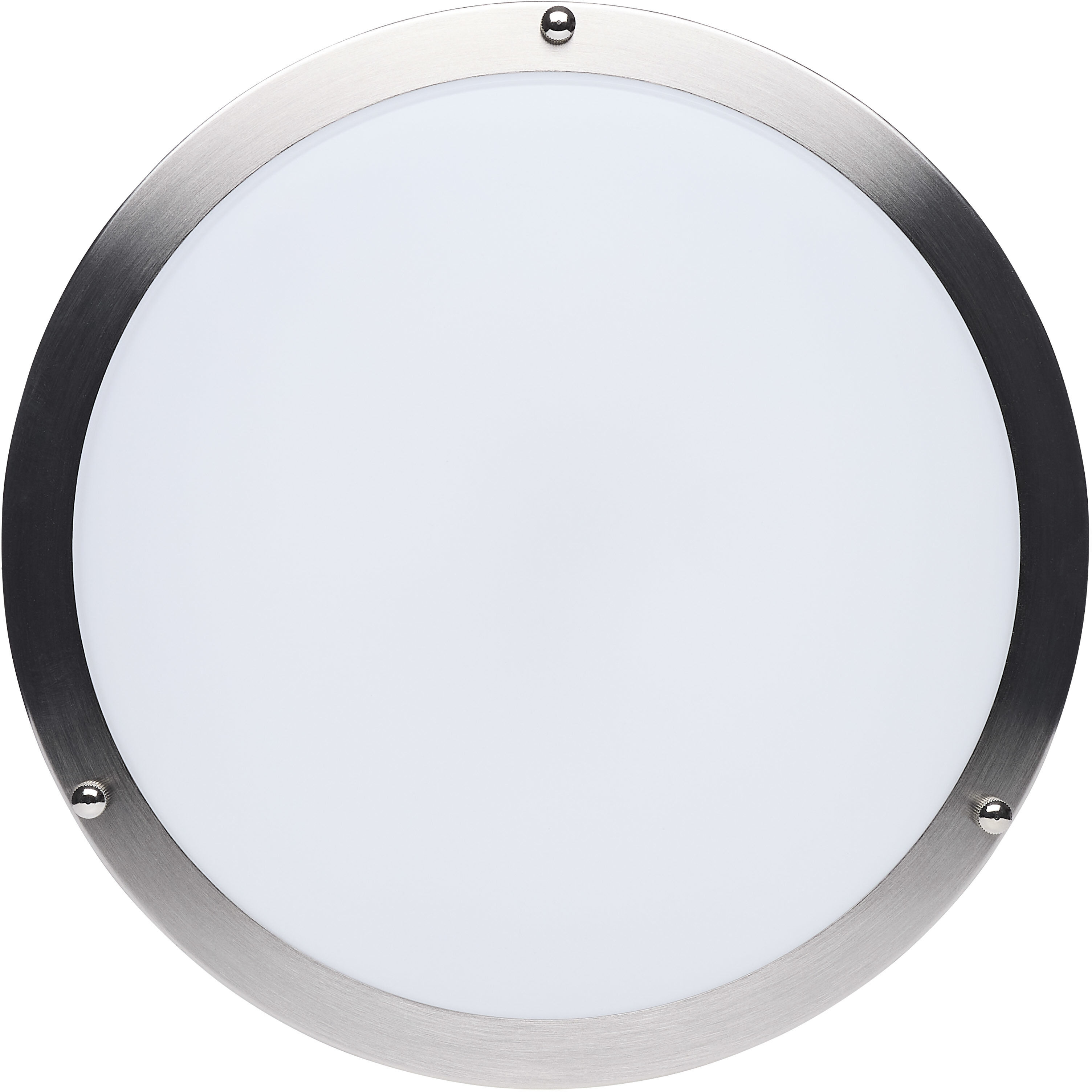 Glamour LED 12.99 inch Brushed Nickel Flush Mount Ceiling Light
