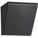 Corwin Family 1 Light 4.5 inch Matte Black Outdoor Wall Sconce in 4" D x 4.5" W x 4.5" H, EVOLV