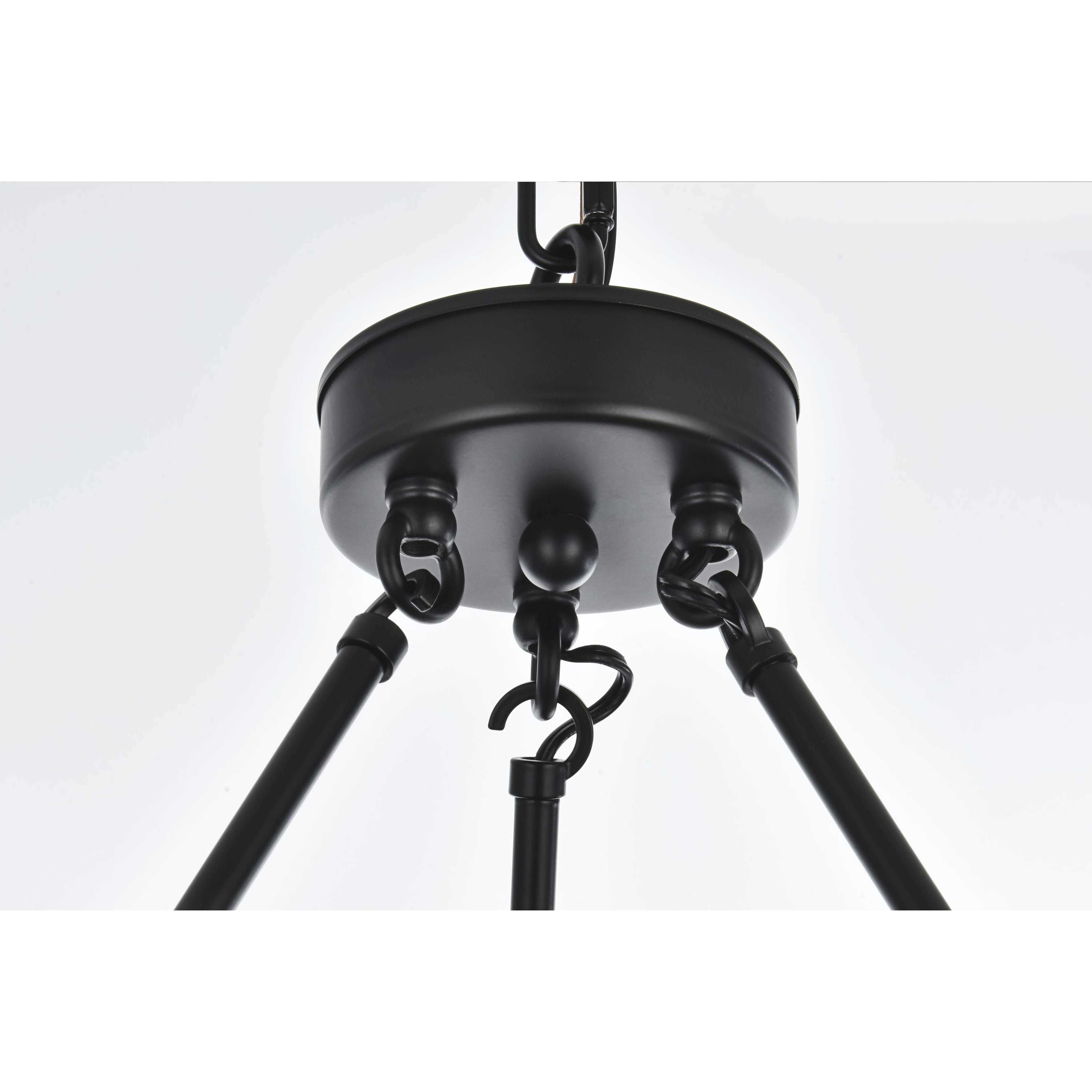 Cadence 27 Light 48 inch Black Chandelier Ceiling Light