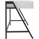 Checkmate 48 X 22 inch Checkmate White with Black Desk