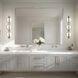 Ellaria LED 25 inch Brushed Nickel Bath Vanity & Wall Light, dweLED