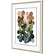 Earthy Brushstrokes / Earthy Circles Blue and Green and Rust Framed Art, Propac