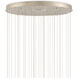 Pathos 36 Light 36 inch Antique Silver Leaf Multi-Drop Pendant Ceiling Light