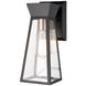 Lucian Wall Sconce Wall Light in Black and Brushed Brass
