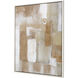 Established Grounds Rust and Beige and Orange and White Canvas