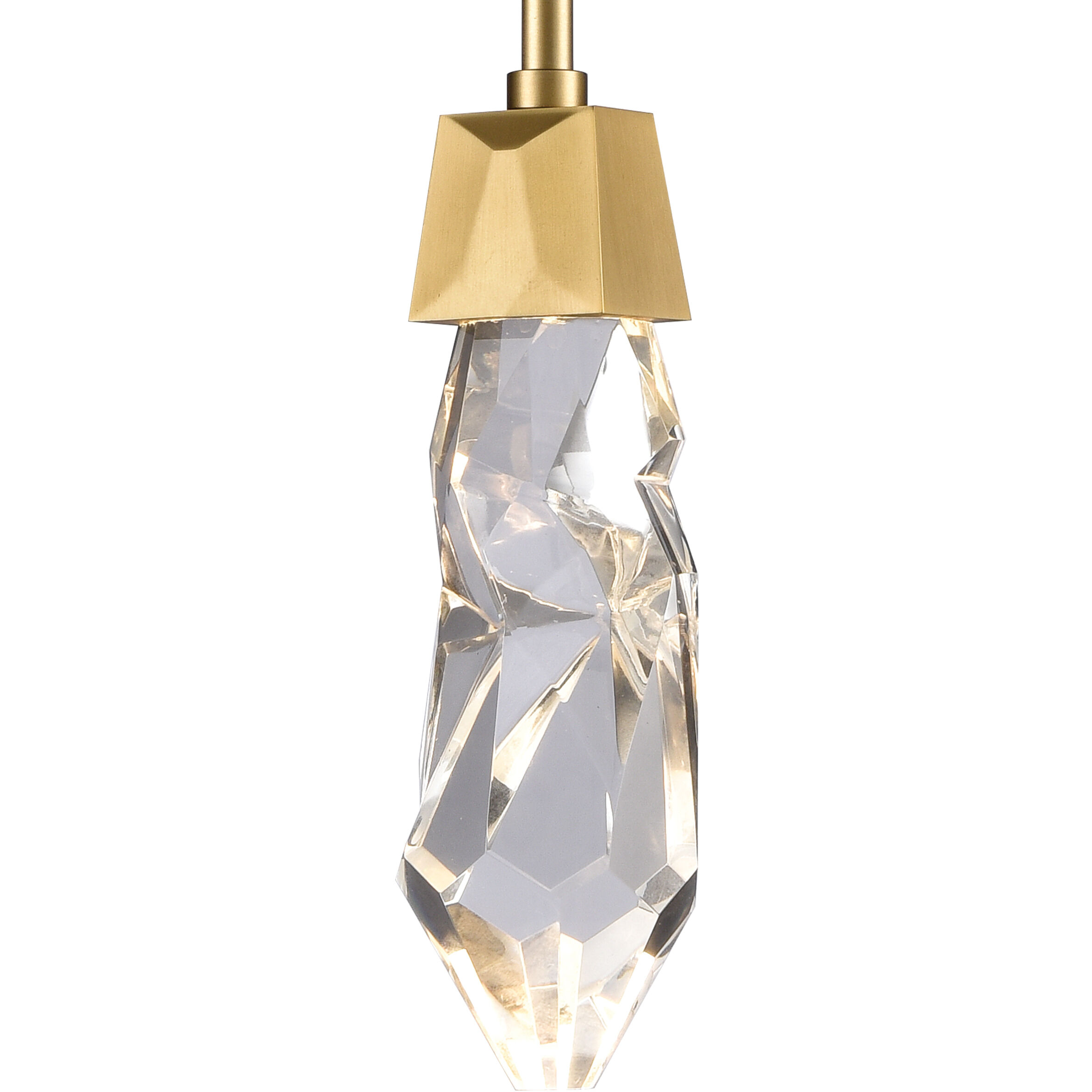 Angelus 1 Light 5.5 inch Aged Brass Mini Pendant Ceiling Light