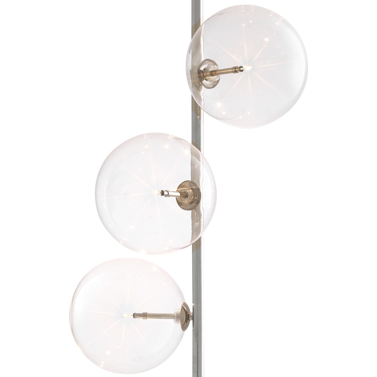 Tempo 74.8 inch 10 watt Nickel Floor Lamp Portable Light