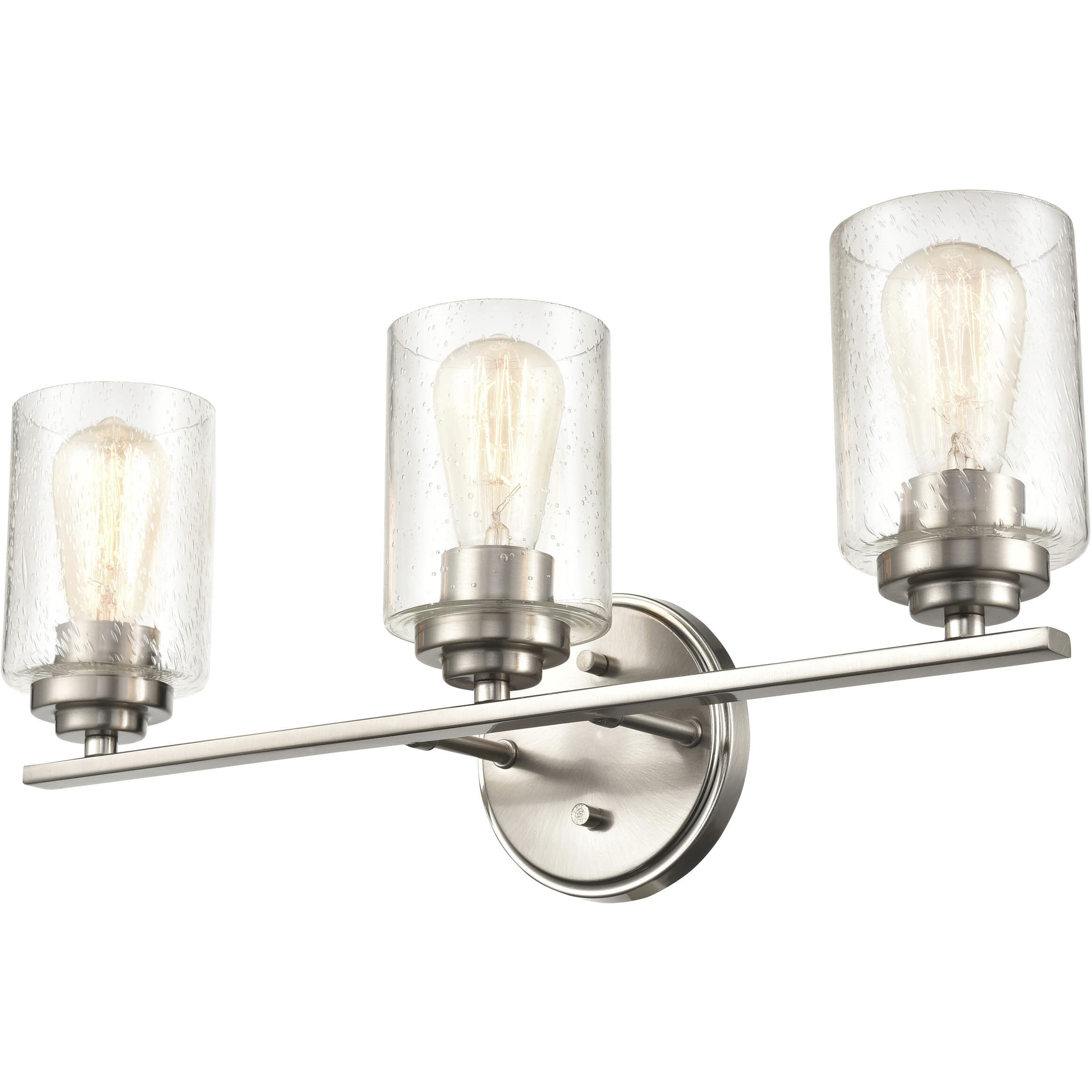 Moven 3 Light 22 inch Satin Nickel Bathroom Vanity Light Wall Light