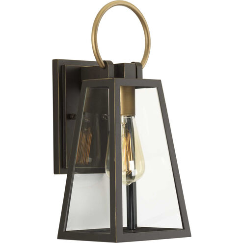 Provo 1 Light 15 inch Antique Bronze Outdoor Wall Lantern, Small