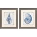 Ocean Echoes Blue and Brown Framed Art, Propac