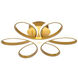 Canada LED 22 inch Brass Flush Mount Ceiling Light