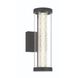 Savron LED 6.5 inch Black Wall Sconce Wall Light, Both Indoor/Outdoor