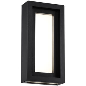 Inset LED 12 inch Black Outdoor Wall Light, dweLED