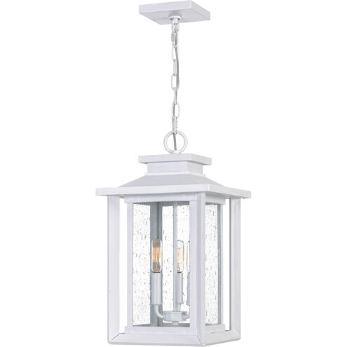 Quoizel Wakefield 3 Light 11 inch White Lustre Outdoor Hanging Lantern WKF1911W - Open Box
