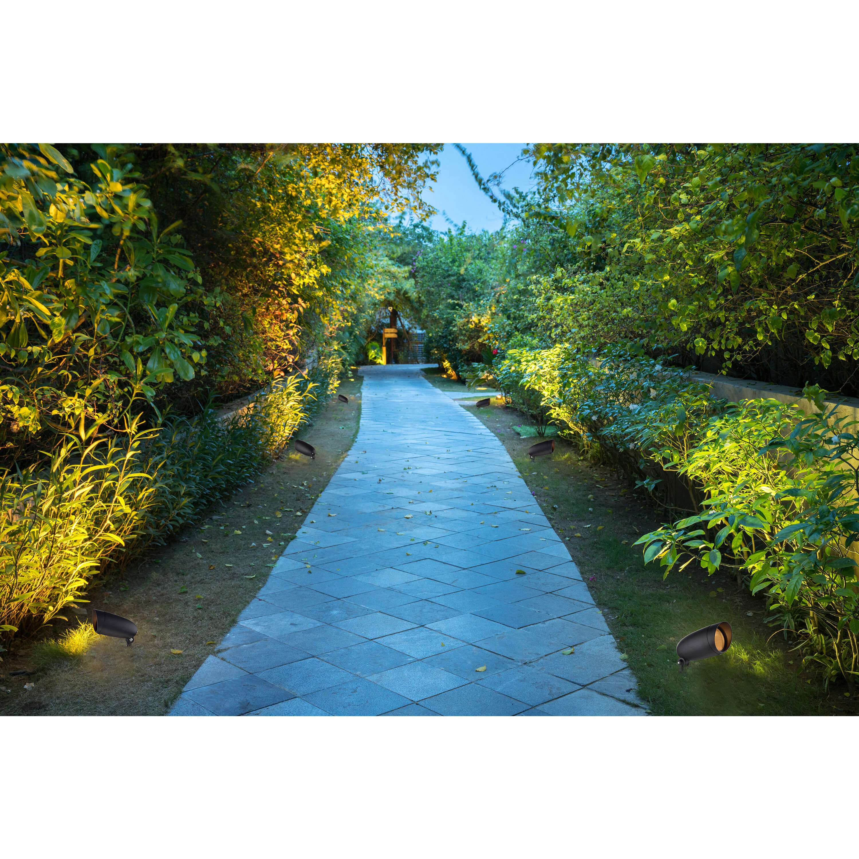 Brentwood 120V 50.00 watt Dark Bronze Landscape Flood Light