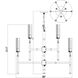 Esme 9 Light 38 inch Matte Black Chandelier Ceiling Light