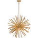 Confluence 16 Light 34 inch Piastra Gold Pendant Ceiling Light