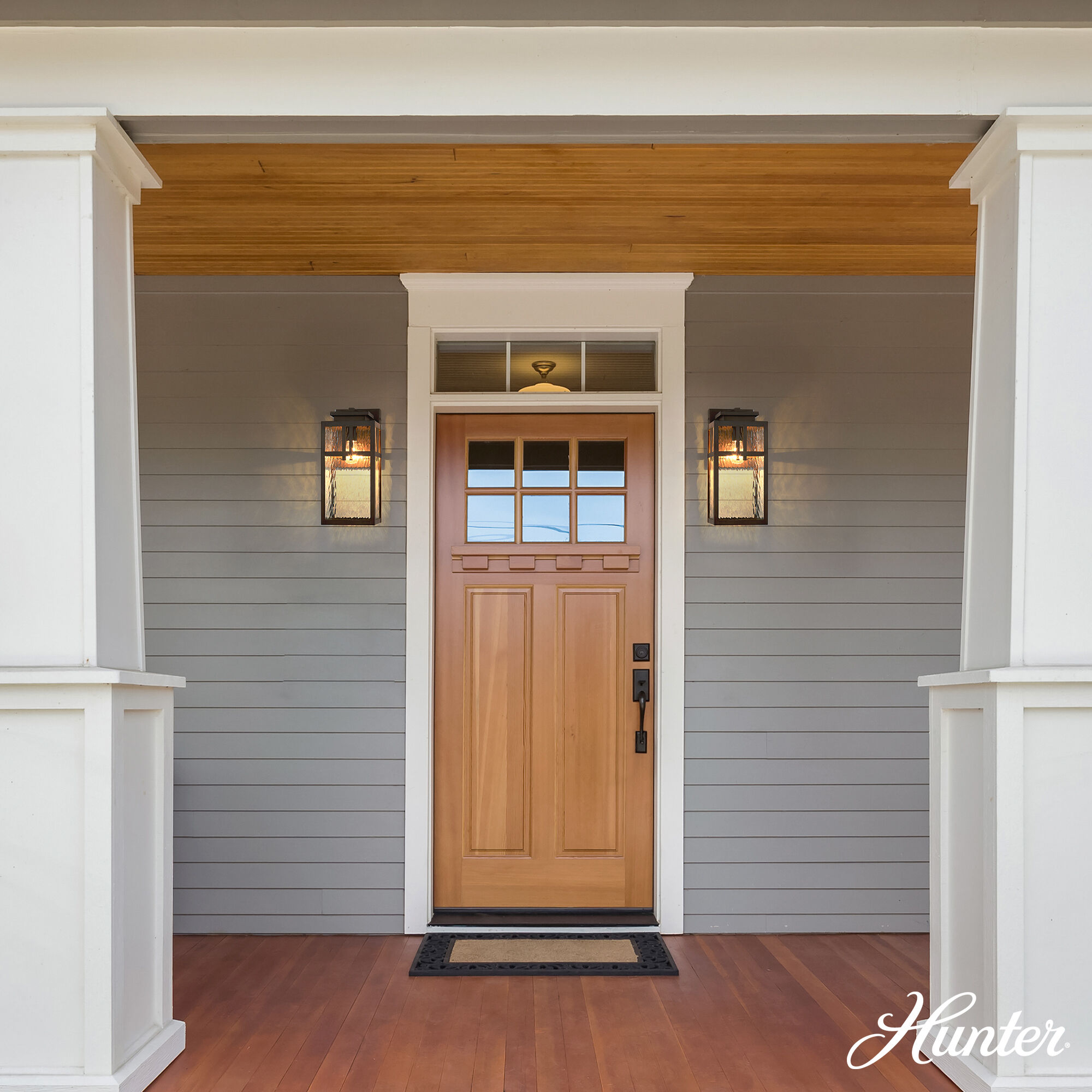 Aspenbrook 1 Light 17 inch Matte Bronze Outdoor Wall Light, Large