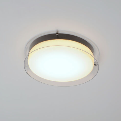 Duo LED 20 inch Black Flush Mount Ceiling Light