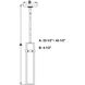 Vilo LED 4.5 inch Matte Black Mini Pendant Ceiling Light
