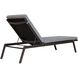 Bea 77 inch Textured Charcoal Gray Outdoor Pool Chaise Cushion