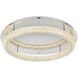Bowen 1 Light 29.5 inch Chrome Flush Mount Ceiling Light