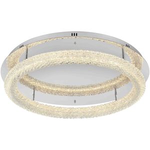 Bowen 1 Light 29.5 inch Chrome Flush Mount Ceiling Light