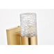 Vega LED 5 inch Gold Wall Sconce Wall Light 