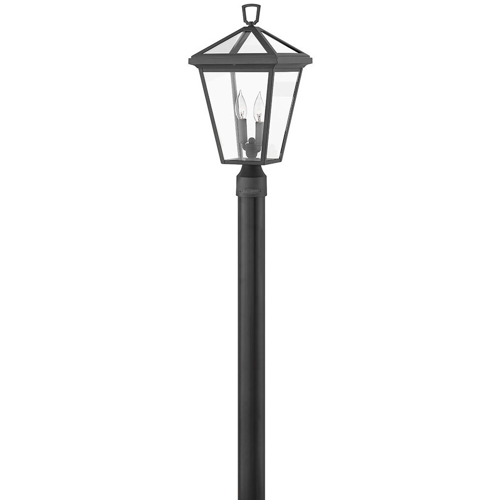 Estate Series Alford Place LED 20 inch Museum Black Outdoor Post Mount Lantern