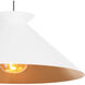 Viggo 1 Light 24 inch White Pendant Ceiling Light, Large