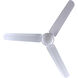 DC 56 inch White Industrial Ceiling Fan