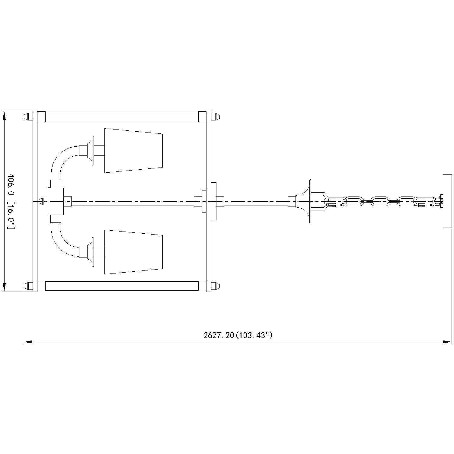 Katerina 4 Light 16 inch Rubbed Brass Chandelier Ceiling Light