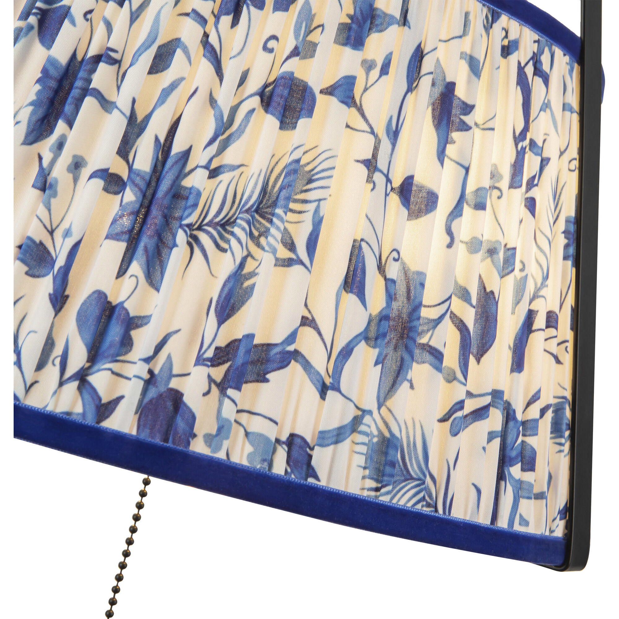 Alora Mood Scout 2 Light 13.25 inch Matte Black and Blue Linen Pendant Ceiling Light