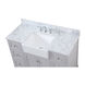 Franklin 48 X 22 X 35 inch Grey Bathroom Vanity Cabinet