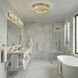 Golden Ratio 1 Light 13.8 inch Satin Gold Vanity Light Wall Light