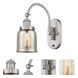 Franklin Restoration Bell 1 Light 5 inch Brushed Satin Nickel Sconce Wall Light