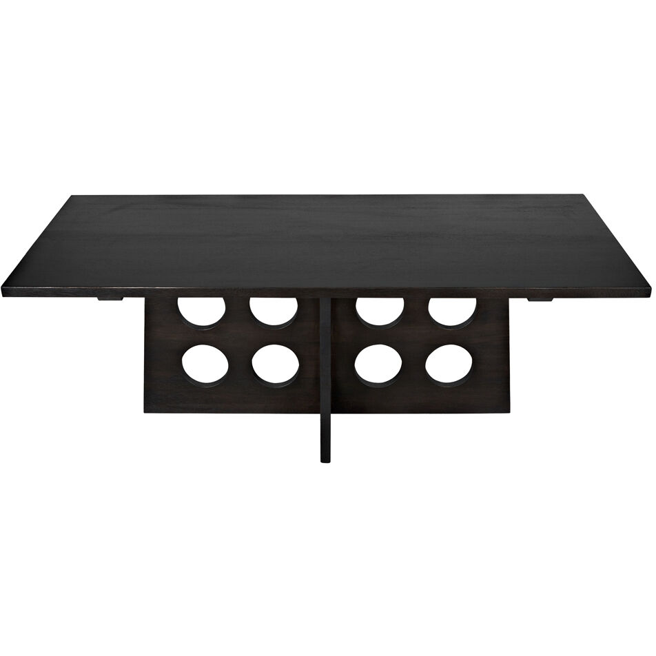 Carlo 84 X 40 inch Ebony Walnut Dining Table