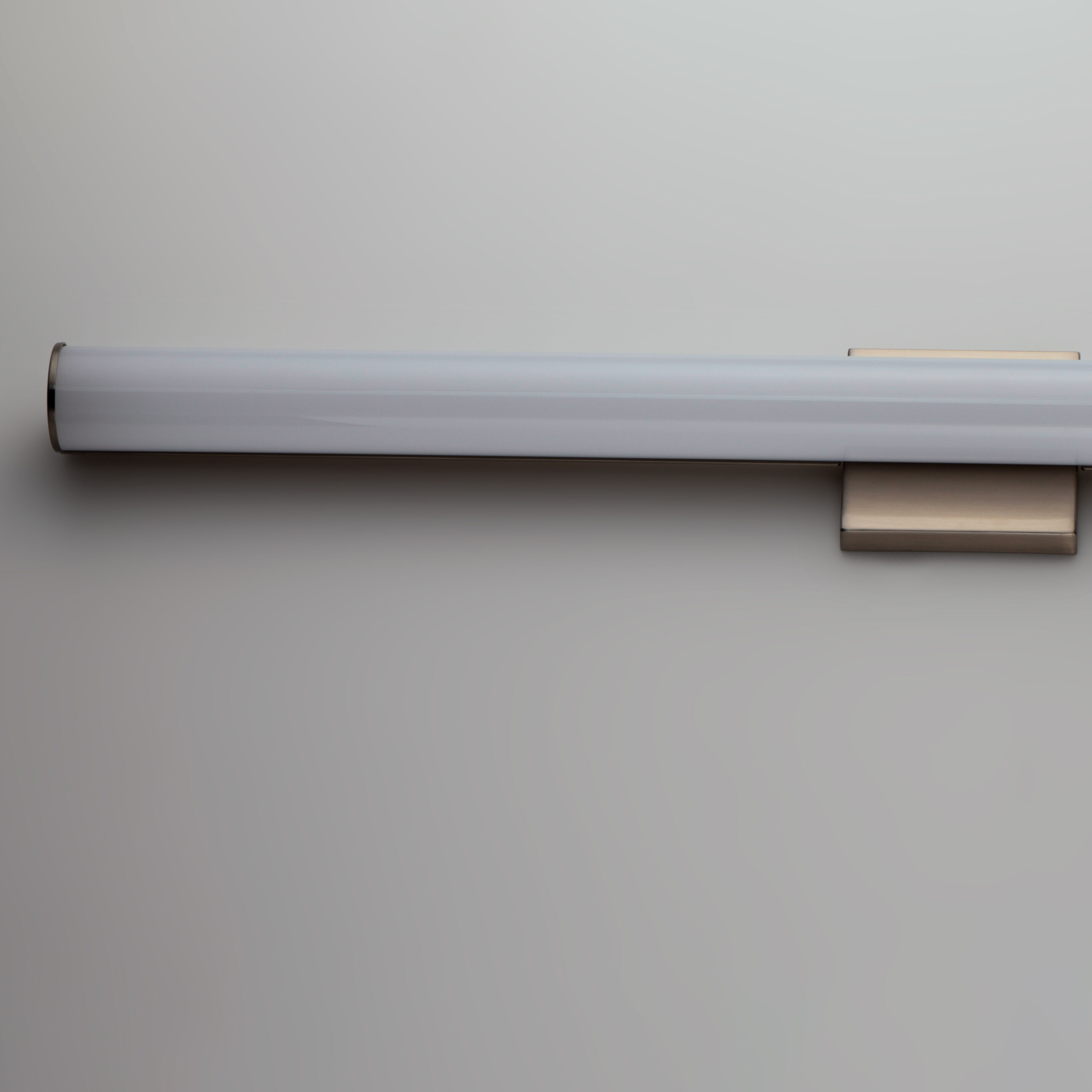 Rail LED 30 inch Satin Nickel Bath Vanity Wall Light