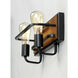 Black Forest 2 Light 16 inch Black/Ashbury Bath Vanity Wall Light