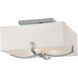 Madison 3 Light 15 inch Brushed Nickel Flush Mount Ceiling Light