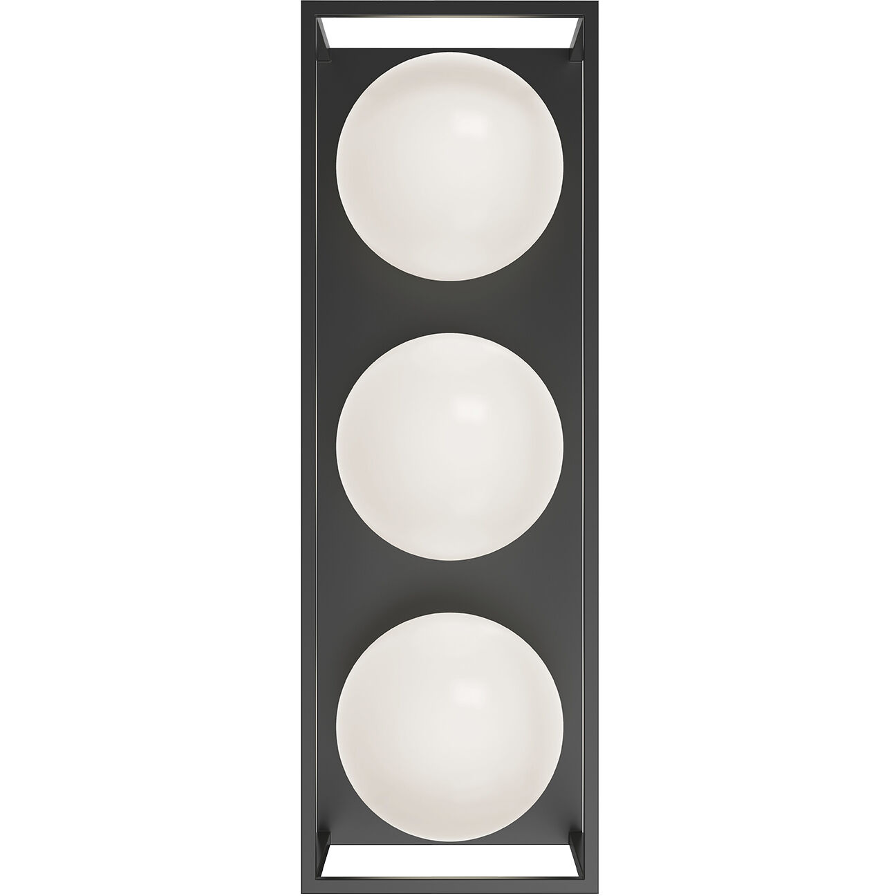 Alora Mood Amelia 3 Light 6.38 inch Black Exterior Wall Sconce