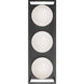 Alora Mood Amelia 3 Light 6.38 inch Black Exterior Wall Sconce
