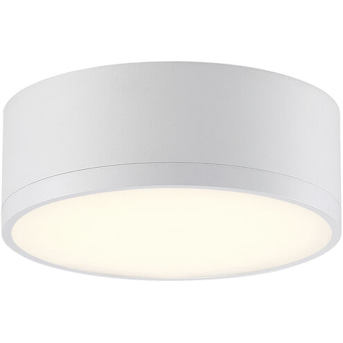 Beat LED 6.75 inch White Flush Mount Ceiling Light