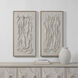 Volterra White Wall Art, 2 Piece