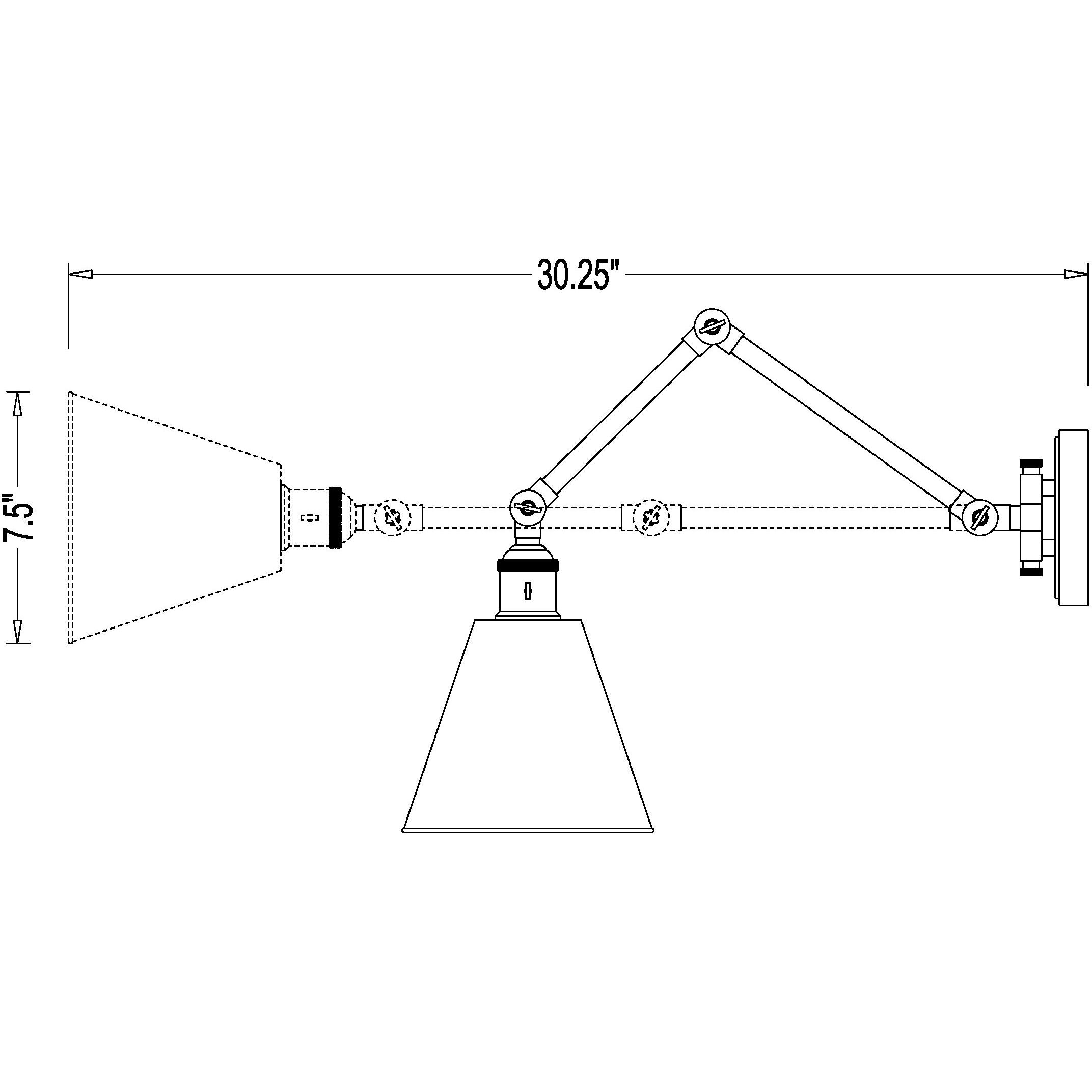 Gayson 1 Light 7.5 inch Matte Black Wall Sconce Wall Light
