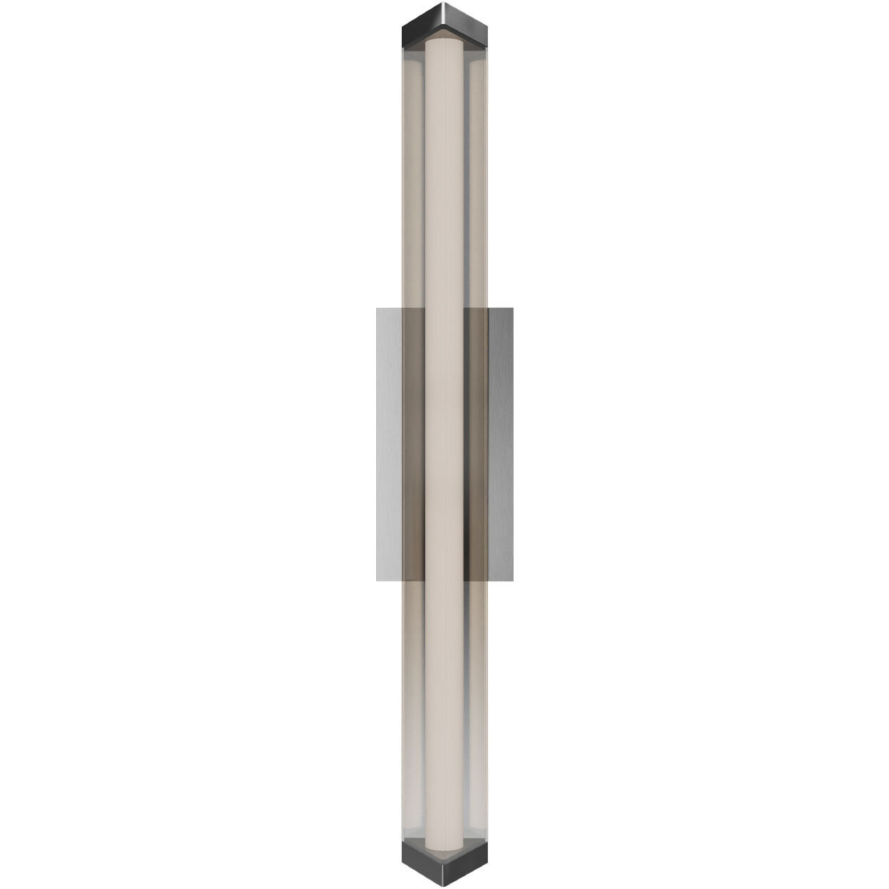 Boulevard LED 24 inch Brushed Nickel Bath Vanity & Wall Light in 3000K, dweLED