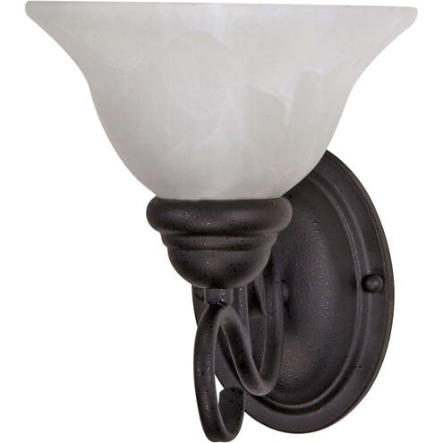 Castillo 1 Light 9 inch Textured Black Vanity Light Wall Light