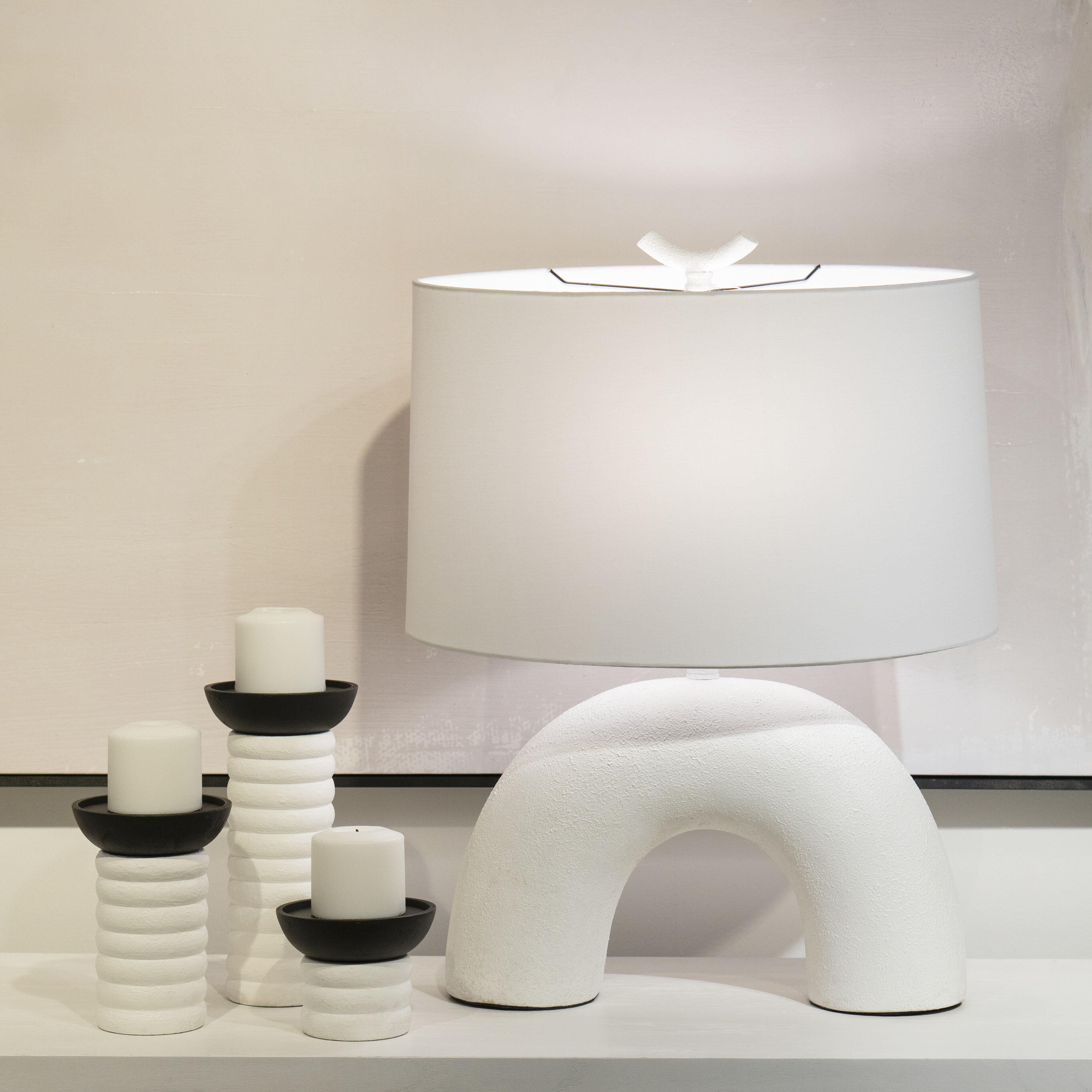 Stack 10 X 5 inch Pillar Holder, Set of 3