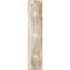 Veil 3 Light 4.75 inch Legacy Brass Vanity Light Wall Light